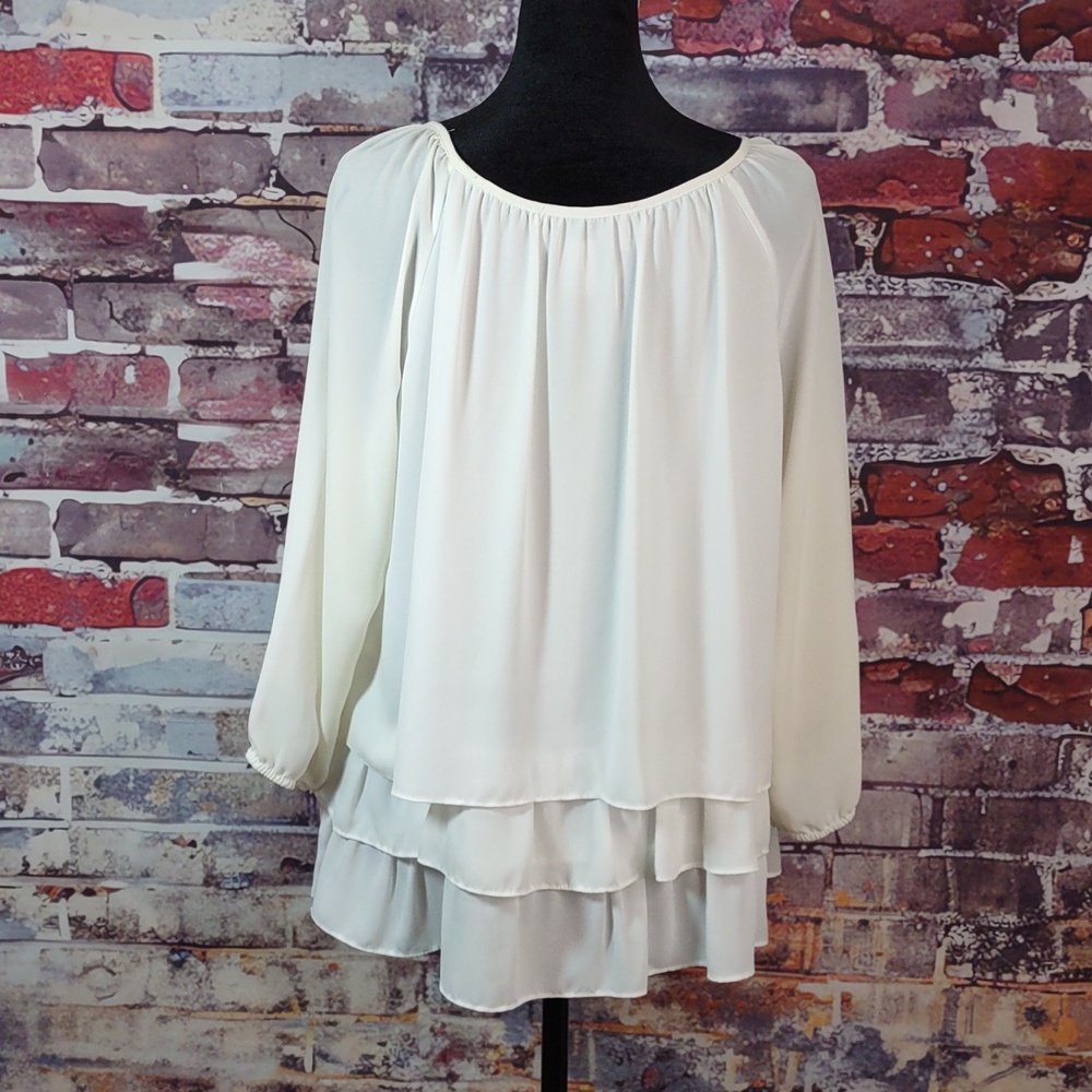 Joseph Ribkoff Peasant Top - Picture 3 of 7